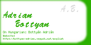 adrian bottyan business card