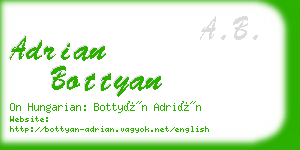 adrian bottyan business card